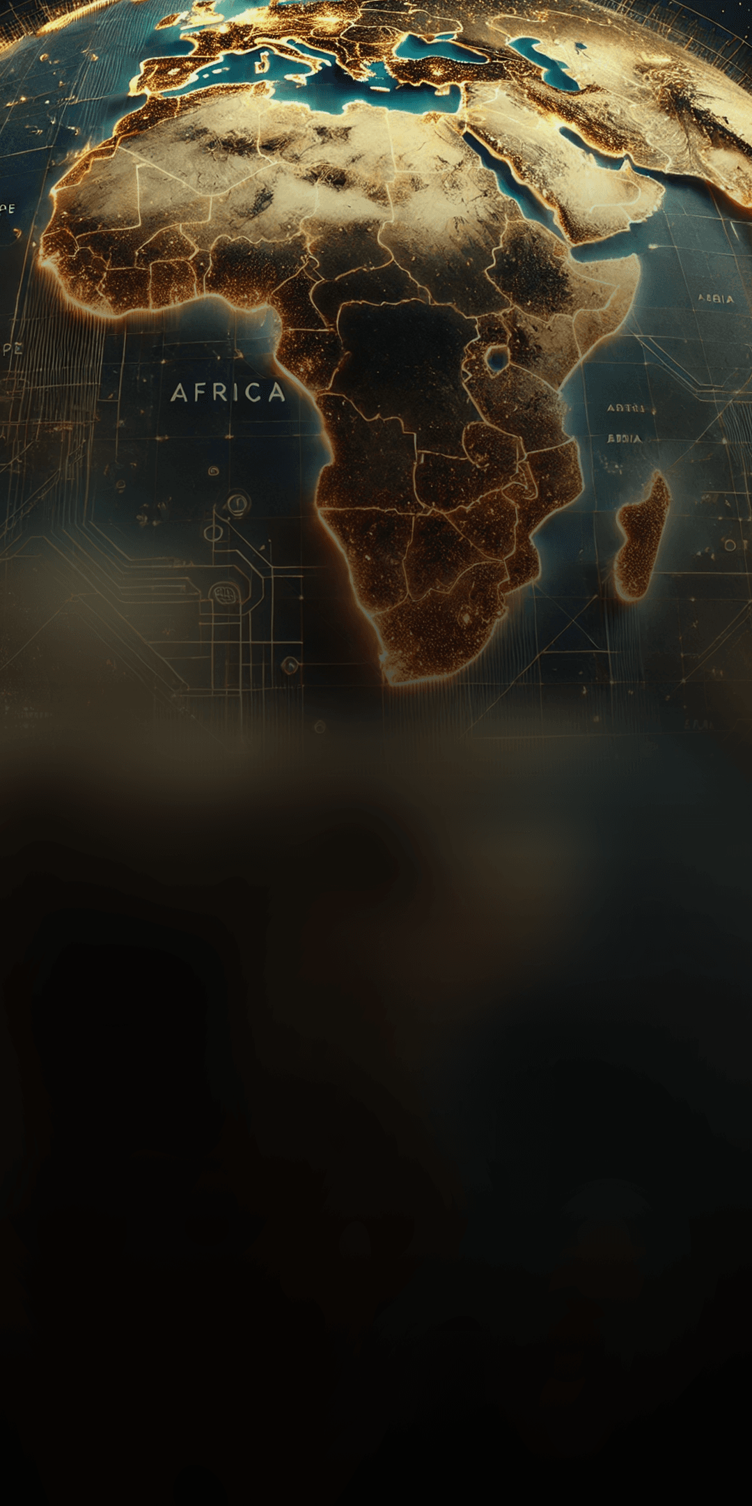 Africa map background